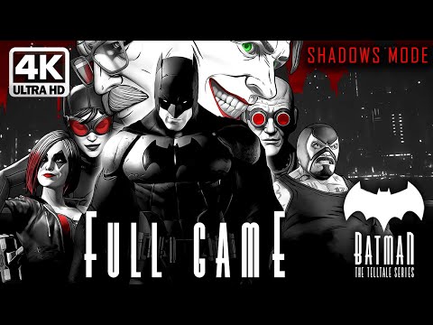 Batman Telltale Shadows Edition Full Game Walkthrough (Season 1) - No Commentary 4K 60FPS