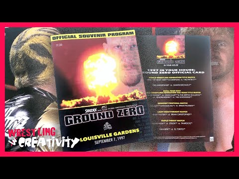 WWF In Your House: Ground Zero 1997 CUSTOM PPV Program (Hand-made WWE Wrestling Magazine)