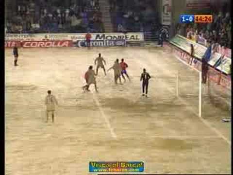 Numancia vs Barça - Juanlu 1-0