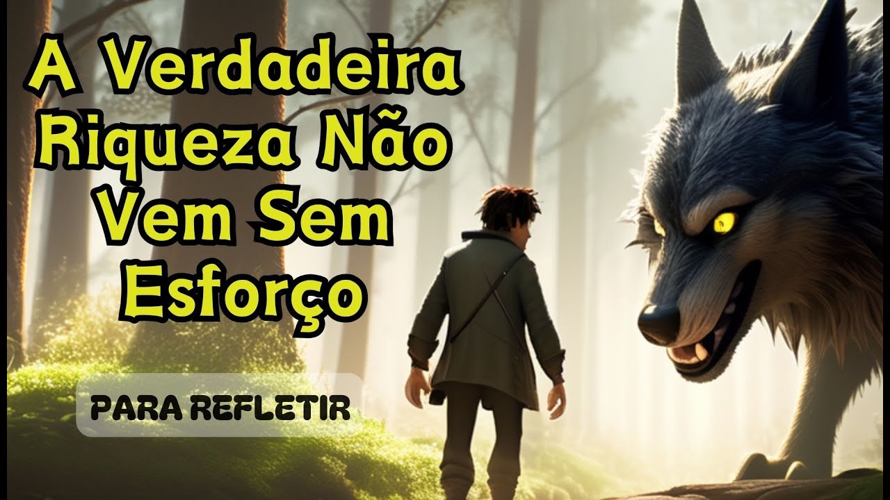 O Homem Preguiçoso e o Lobo! Poderosa Lição Para Transformação Pessoal!