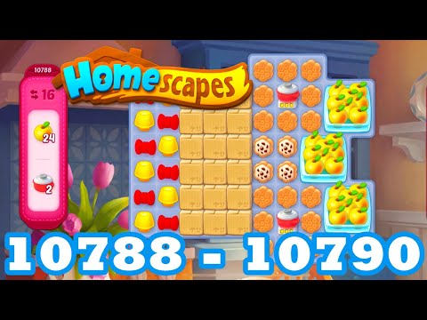 Homescapes Level 10788 - 10790 HD 3 - match puzzle Gameplay | android | IOS | 10789 | GameGo Game
