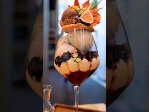 Parfait and Sushi at this Japanese Restaurant in NYC #foodshorts #sushi #parfait