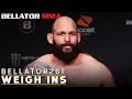 Weigh Ins | Bellator 261: Johnson vs. Moldavsky