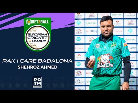 POTM: S.Ahmed - PIC vs PNL | Highlights | Bet2Ball European Cricket League Day 1, Group E | ECL22