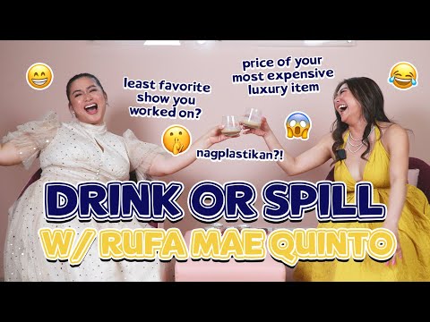 Drink or Spill w/ Rufa Mae Quinto! | Mariel Padilla Vlogs