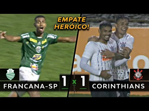 GOL NO FINAL E GARANTE VAGA   Francana SP 1 x 1 Corinthians   Melhores Momentos HD Copa São Paulo