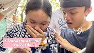 Securing BLACKPINK concert tickets in Bulacan!🖤💗 || Kabado ang everyone🤞🏻
