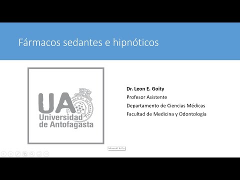Presentación   Fármacos sedantes e hipnóticos
