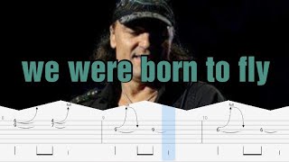 Howto play | we were born to fly-Scorpions(guitar solo with Tab lesson)