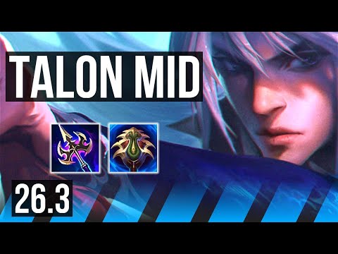 TALON vs IRELIA (MID) | Good KDA: 10/1/3 | EUW Challenger | 26.3