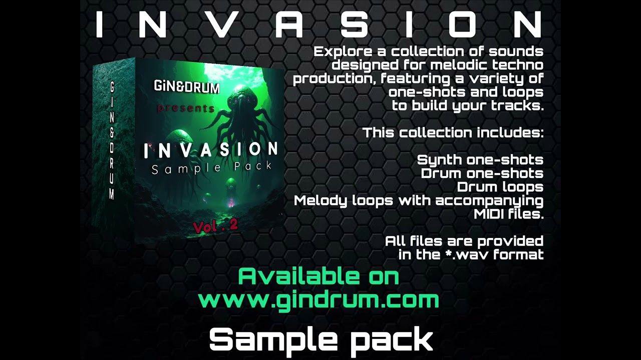 Invasion Sample Pack — Melodic Techno Sounds