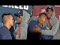 TONY HARRISON GRABS TIM TSZYU AT FIRST FACE OFF & HUGS HIM! PLAYS MIND GAMES!