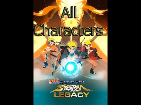 Naruto Storm Legacy All Characters With All Dlc