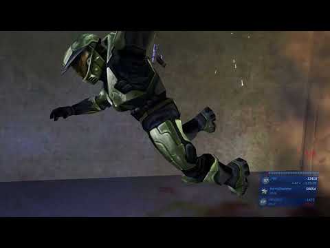 Halo CE Laso Co-op 343 Guilty Spark - Last Jump of the Reveal Room Skip
