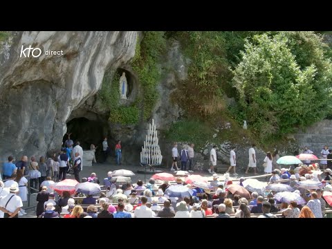 Chapelet du 24 juillet 2025 à Lourdes