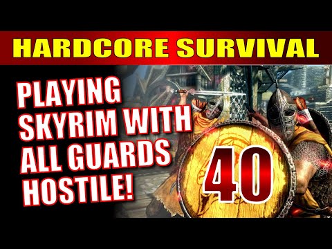 Skyrim AE Hardcore Survival Mode Walkthrough Part 40 - Don't Wake Faralda