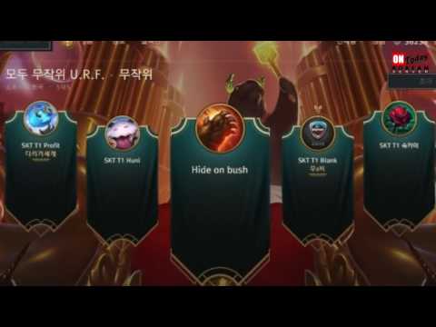High Elo Korean URF Madness 4!!   Faker's Stream Highlights - league of legends