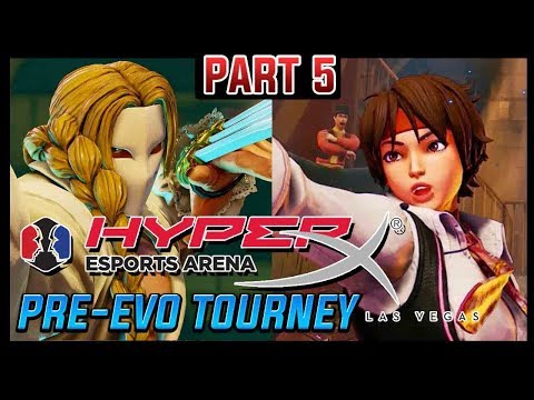 SFV Part 5 - 2019 Pre-Evo Tournament Ft. MenaRD, XiaoBao, ZJZ @ HyperX eSports Arena LV