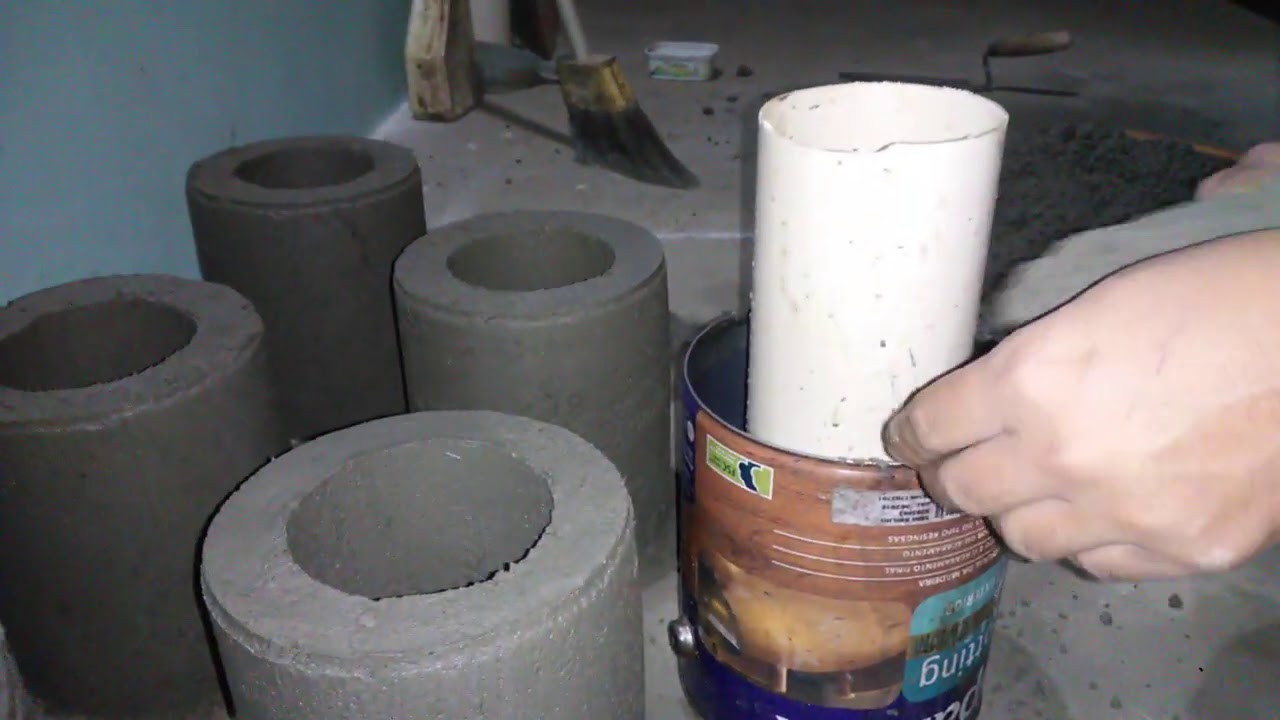 Fazendo manilha para chaminé de fogão a lenha