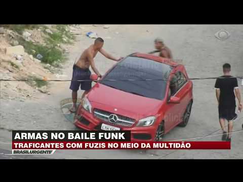 TRAFICANTES OSTENTAM ARMAS NO MAIOR BAILE FUNK DO RJ | BRASIL URGENTE