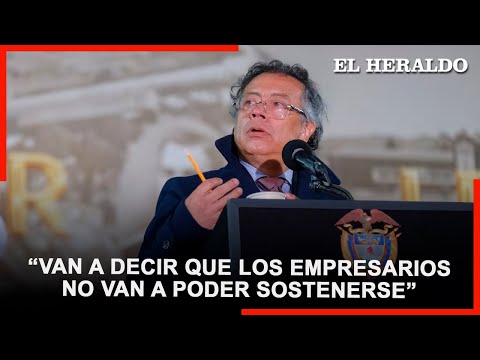 President Petro defends the minimum wage increase for 2026