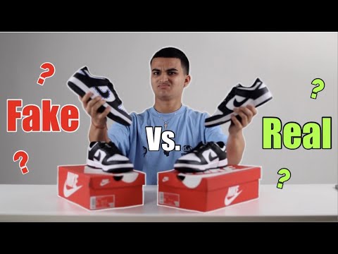 REAL vs FAKE NIKE DUNK LOW PANDA