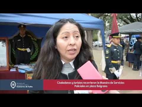 Ciudadanos y turistas participaron de la Muestra de Servicios Policiales