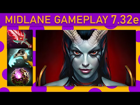 💥25+ Kills! Queen of Pain Mid Gameplay - Dota 2 Top MMR