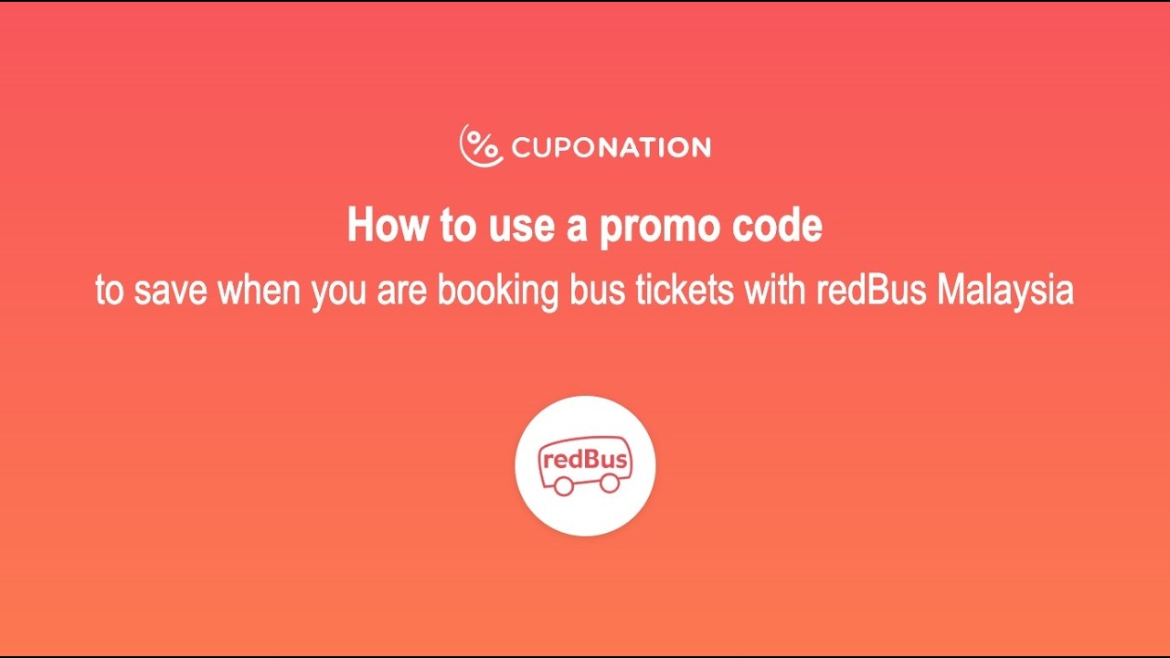Quick guide to using your redBus promo code