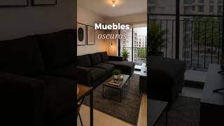 ¿Muebles oscuros? Evita que arruinen tu espacio 🏠 #diseñodeinteriores #tips #decoracion  #homedecor