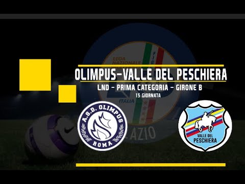 PRIMA CATEGORIA 2021-22 - GIRONE B - 15° GIORNATA - ASD OLIMPUS - VALLE DEL PESCHIERA 1-1