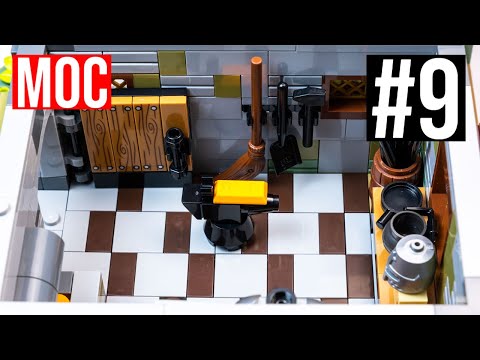 Mittelalter MOC Merlinsstein - Episode 9: Pimp my Schmiede Teil 2 - Fliesen, Fliesen, Fliesen