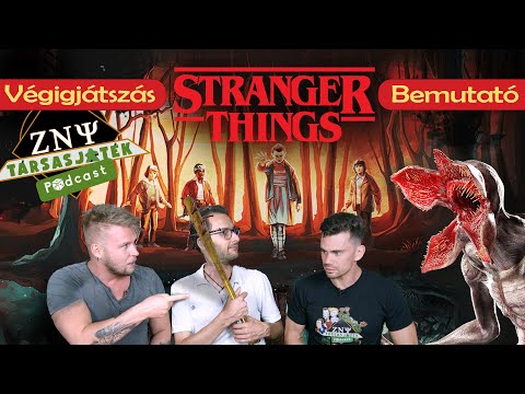 Fejre álltunk! | Stranger Things hellyel lefelé társasjáték bemutató és végigjátszás - ZNY TV