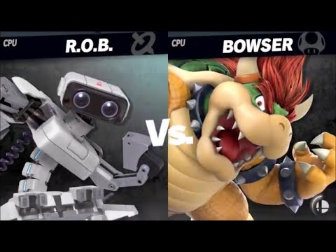 Super Smash Bros: Ultimate - R.O.B vs Bowser