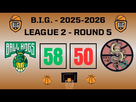 Ball Hogs 58-50 Moschato Dragons (Round5-League2-07/11/2025)