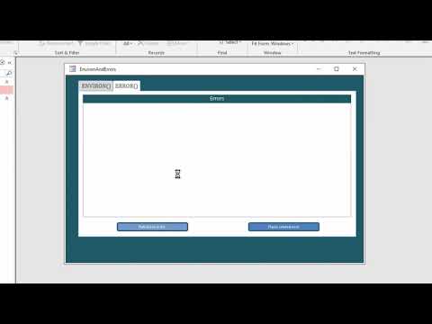 VBA Pill #5: Environ() and Error()
