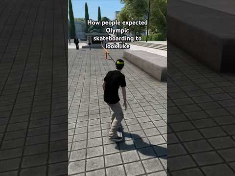 How people expected Olympic skateboarding to look like #fyp #skate3 #olympics #gaming #skateea