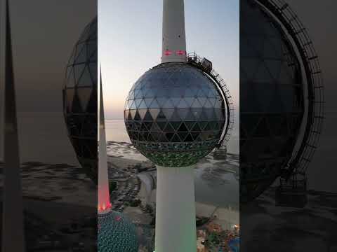 Kuwait Towers drone 🇰🇼 #kuwait #kuwaitcity #drone #kuwaittowers