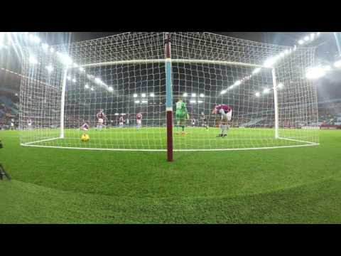 GOAL CAM! Tom Bradshaw vs Aston Villa (Goal One)