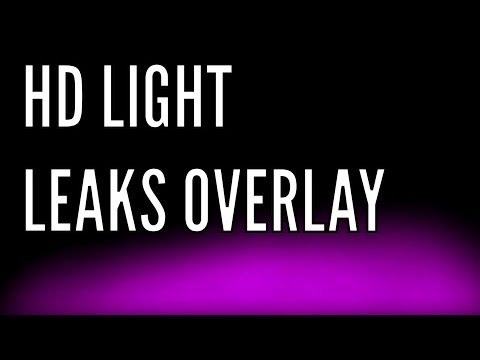 HD Light leaks overlay / #1