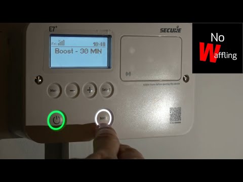 How to Use BOOST Function for Extra Hot Water on Secure E7+ Smart Immersion Heater Control Unit