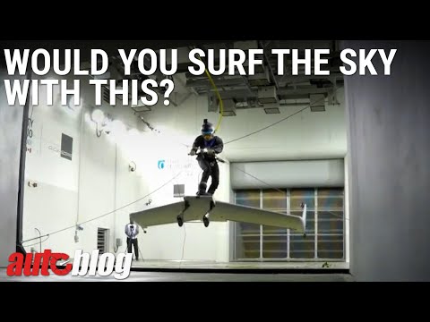 An aerial surfboard for thrill-seekers