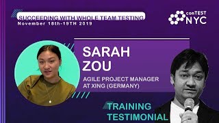 Workshop Testimonial by Sarah Zou