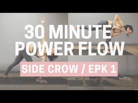 30-Min Intermediate/Advanced Yoga Flow with Erin - Side Crow