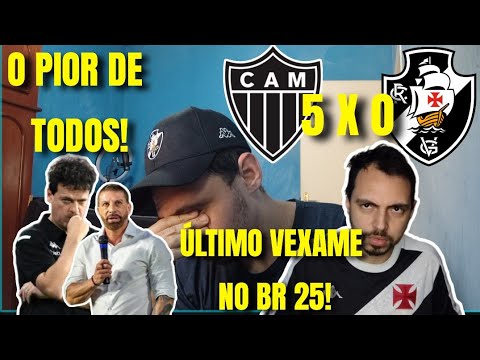 REACT AFTER THE GAME ATLETICO MG 5 X 0 VASCO!! LAST SHAMEFUL DEFEAT FOR VASCO IN BRAZIL 25🤬 #vasc...