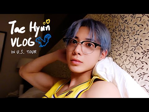 [TXT-LOG] TAEHYUN IN U.S. l 끊임없는 식사와 토크가 공존하는 태현이의 브이로그 🐿️✨