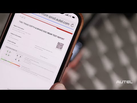 Easily Create & Share Tire Health Reports With The Autel TBE200