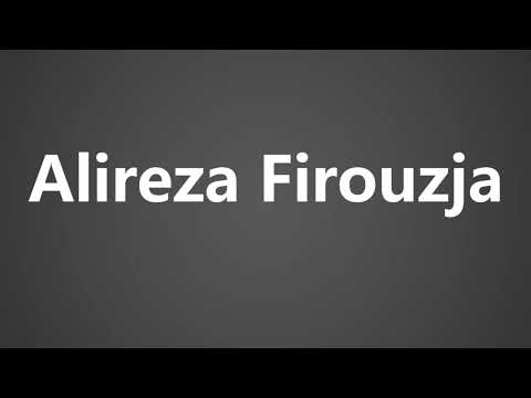 How To Pronounce Alireza Firouzja
