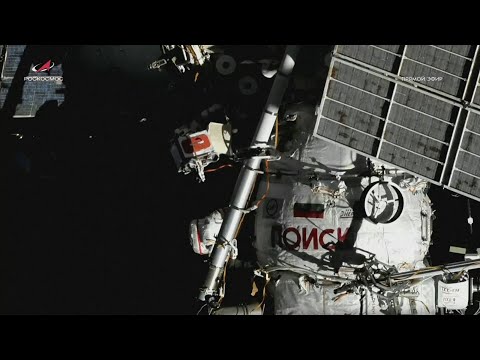 Spacewalk outside International Space Station conducted by Russian cosmonauts