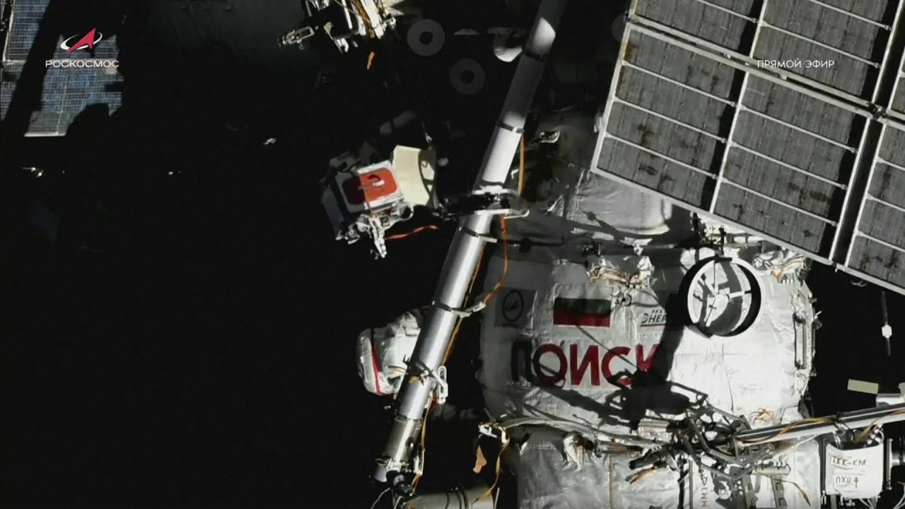 Spacewalk outside International Space Station conducted by Russian cosmonauts